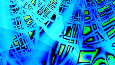 3D gerçeküstü illüstrasyon.