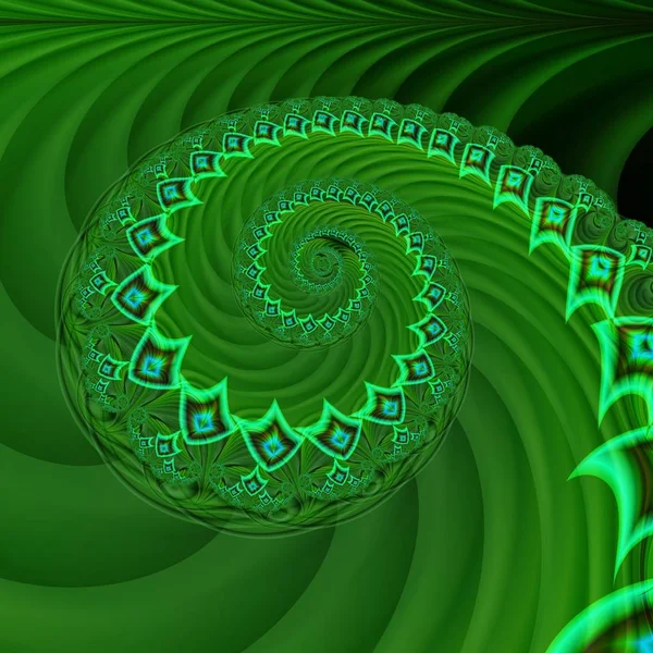 Endless spiral. 3D surreal illustration. — Stock Photo, Image