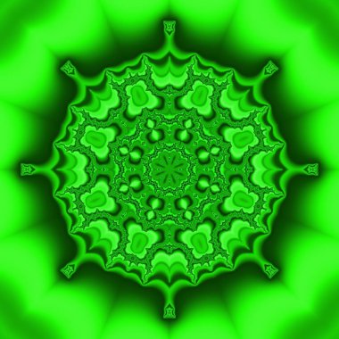 Parlak küre içinde desenleri ile. 3D gerçeküstü illüstrasyon. Kutsal geometri. Gizemli psychedelic gevşeme desen. Fraktal Soyut doku. Dijital sanat grafik Astroloji magic