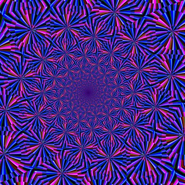 Karmaşık desen binlerce küreler. Kaleydoskop zaman. 3D gerçeküstü illüstrasyon. Kutsal geometri. Gizemli psychedelic gevşeme desen. Fraktal soyut doku. Dijital sanat grafik Astroloji magic