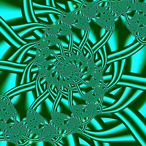 Caos Espirales Ilustración Surrealista Geometría Sagrada Misterioso Patrón Relajación Psicodélica —  Fotos de Stock