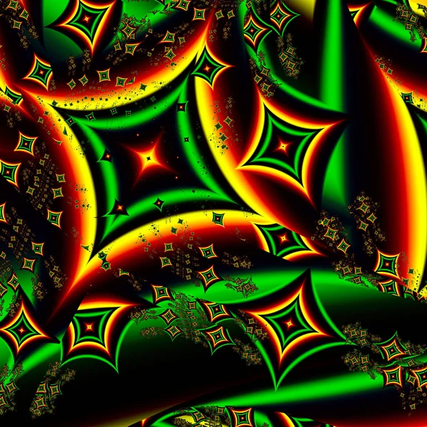 Візерунок Абстрактного Ромба Сюрреалістична Ілюстрація Священна Геометрія Таємничий Психоделічний Релакс — стокове фото