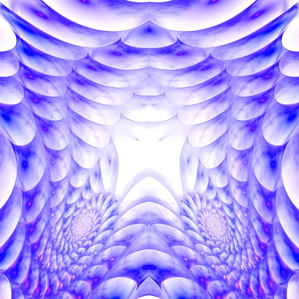 防护领域 火等离子体壳 超现实的插图 神圣的几何学 神秘的迷幻放松模式 分形抽象纹理 数字图象占星术魔术 — 图库照片