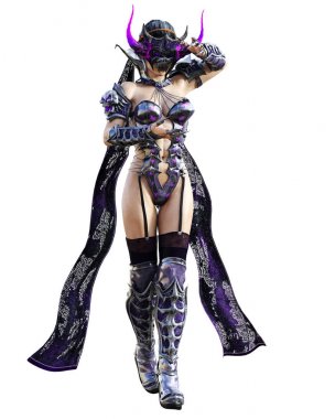 Kötü büyücü maskesi boynuzları. Gotik savaşçı kadını. Büyülü koruyucu zırh. Kaslı atletik vücut. Gerçekçi 3d render illüstrasyon izole et. Merhaba anahtar.