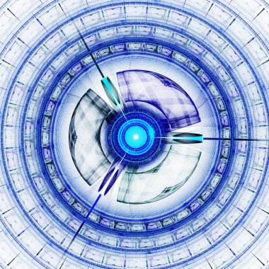 Mistik portal zaman. Evren kapısı. 3D gerçeküstü illüstrasyon. Kutsal geometri. Gizemli psychedelic gevşeme desen. Fraktal soyut doku. Dijital sanat grafik Astroloji magic