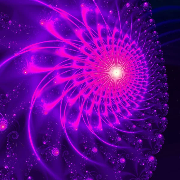 Magic Spiral Way Infinity Surreal Illustration Sacred Geometry Mysterious Psychedelic — Stock Photo, Image
