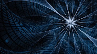 3D gerçeküstü illüstrasyon. Kutsal geometri. Gizemli psychedelic gevşeme desen. Fraktal soyut doku. Dijital sanat grafik Astroloji magic