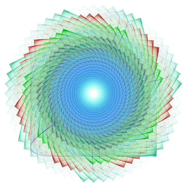 Illustrazione Surreale Geometria Sacra Misterioso Schema Rilassamento Psichedelico Struttura Astratta — Foto Stock