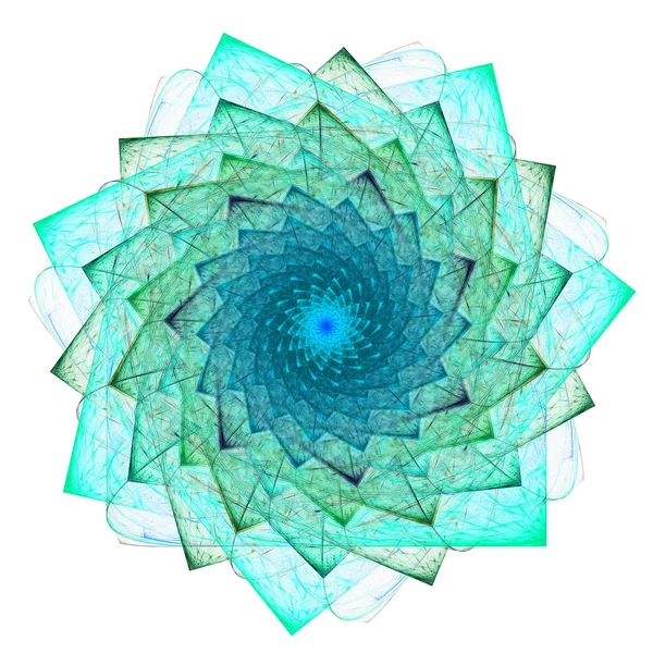 Una Estrella Cabalista Rotación Polígonos Ilustración Surrealista Geometría Sagrada Misterioso — Foto de Stock