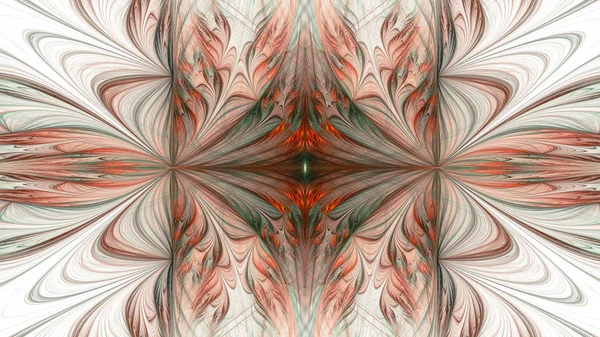 彩色水彩画笔笔触 超现实主义插图 神圣的几何学 神秘的迷幻放松模式 分形抽象纹理 数码艺术品图形占星术魔术 — 图库照片
