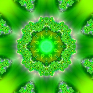 Mandala. 3D gerçeküstü illüstrasyon. Kutsal geometri. Gizemli psychedelic gevşeme desen. Fraktal soyut doku. Dijital sanat grafik Astroloji magic