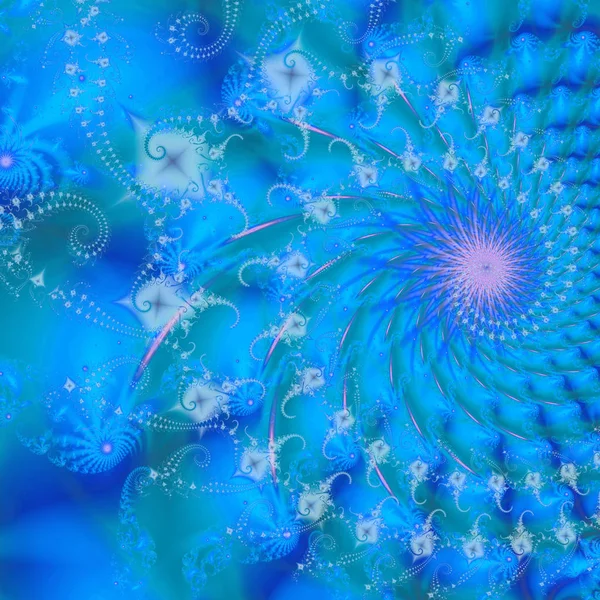 Magic Spiral Way Infinity Surreal Illustration Sacred Geometry Mysterious Psychedelic — Stock Photo, Image