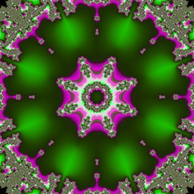 Mandala. 3D gerçeküstü illüstrasyon. Kutsal geometri. Gizemli psychedelic gevşeme desen. Fraktal soyut doku. Dijital sanat grafik Astroloji magic