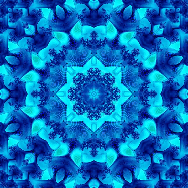 만다라입니다 초현실적인 그림입니다 신성한 기하학입니다 신비한 패턴입니다 프랙탈 텍스처입니다 디지털 — 스톡 사진
