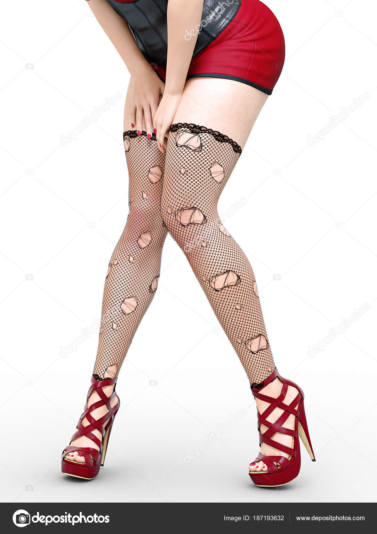 Sexy Stocking And High Heel