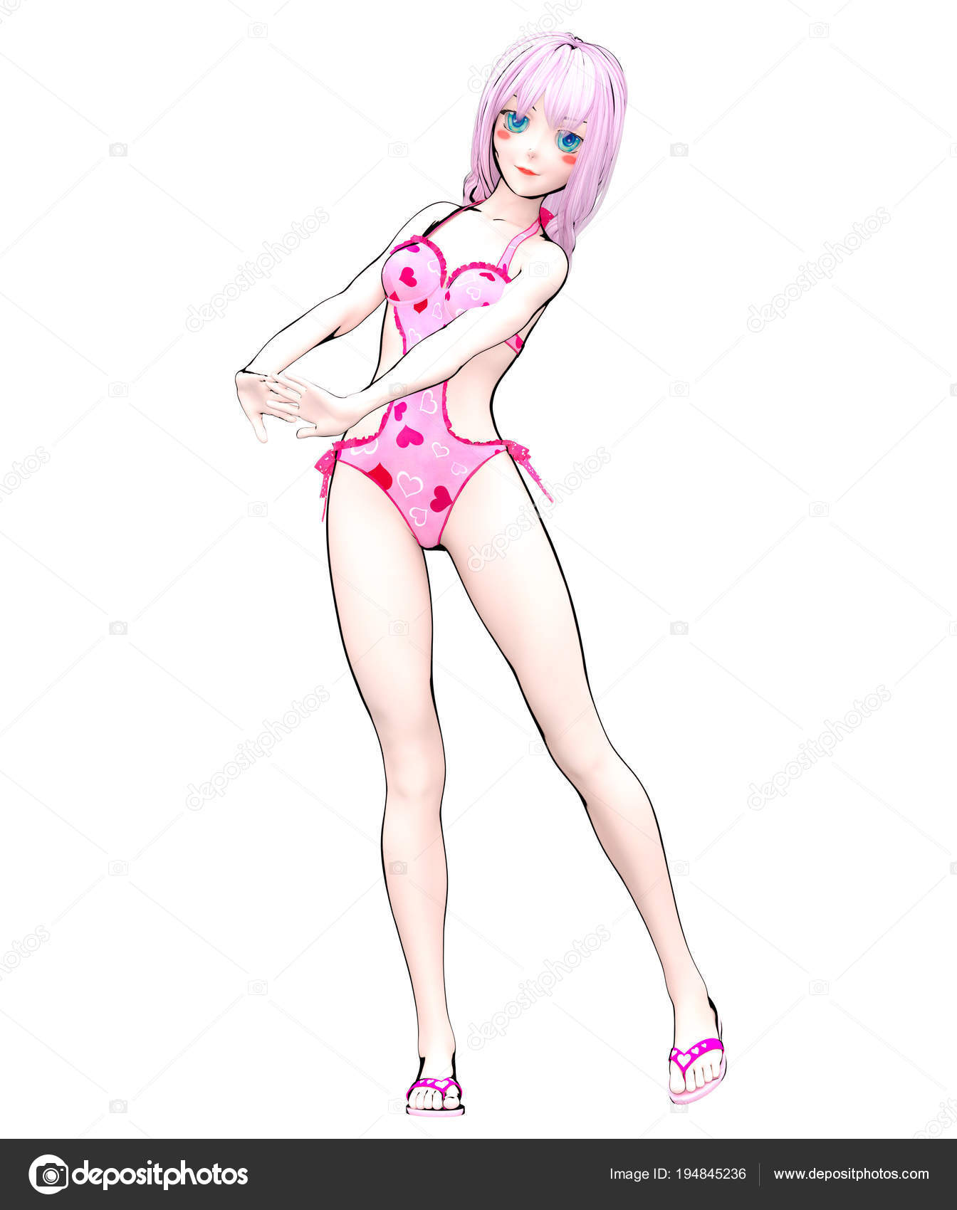 How To Draw Anime Clothes Female Sexy Anime Doll Girl Big Blue