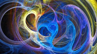 3D gerçeküstü illüstrasyon.