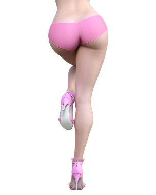 güzel seksi kadın bacakları.