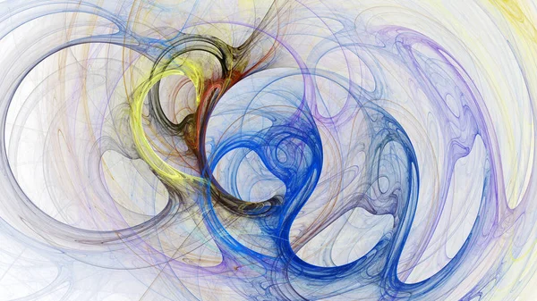 Fum Colorat Ilustrație Suprareală Geometrie Acreditată Misterios Model Relaxare Textura — Fotografie, imagine de stoc