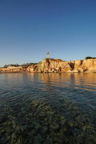 Vista Desde Mar Costa Del Mar Rojo — Foto de Stock