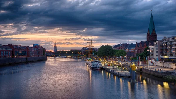 The Schlachte district in Bremen — Stock Photo, Image