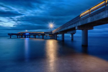Ocean pier in Heiligenhafen