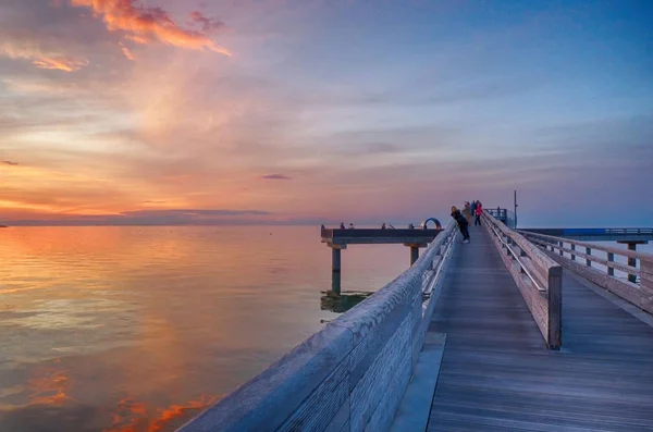 Baltık Denizi üzerinde gün batımı