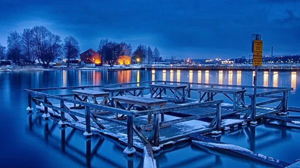 Hora de invierno en Helsinki — Foto de Stock