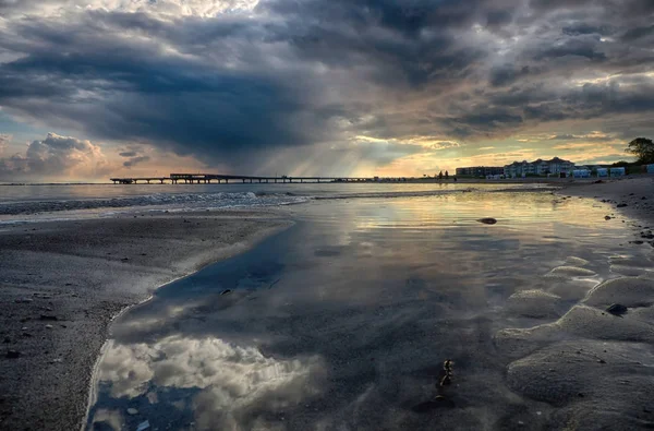 Steinwarder Beach Heiligenhafen Przez Morze Bałtyckie — Zdjęcie stockowe