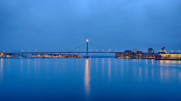 Norveç Stavanger Deki Liman Köprüsü — Stok fotoğraf