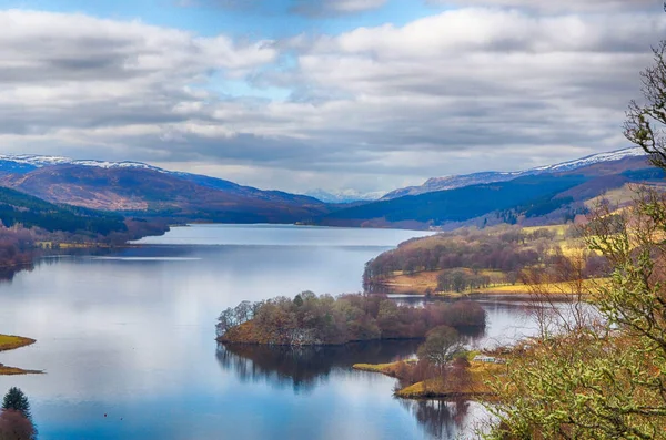 Loch Tummel 在苏格兰 — 图库照片