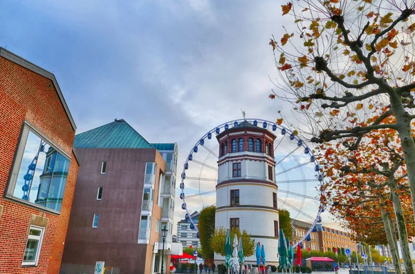 Ferris Wheel Place Historical Centre Duesseldorf Germany — Stock Photo, Image