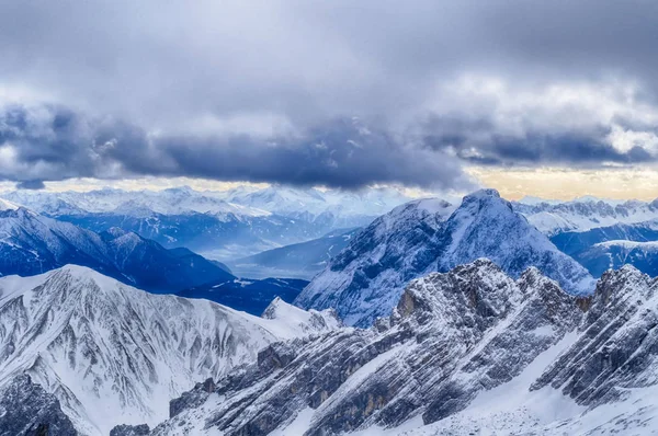 View Tyrolean Alps Winter — Stock Photo, Image