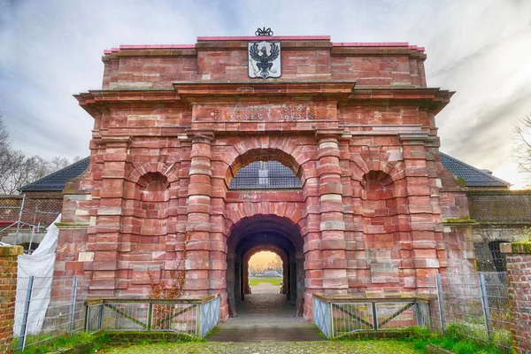 Puerta Entrada Una Ciudadela Histórica Wesel Alemania — Foto de Stock