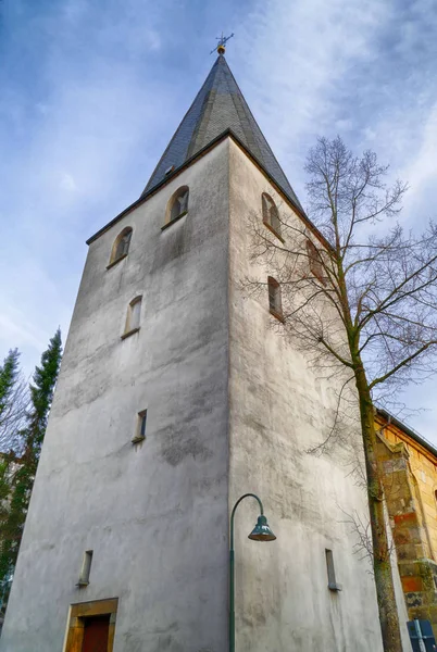 Історична Церковна Вежа Лінгені Емсленді — стокове фото