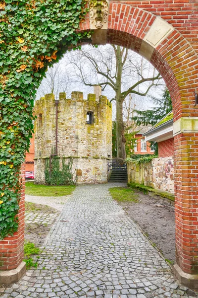 Poort Historische Kasteeltoren Lingen Het Emsland — Stockfoto