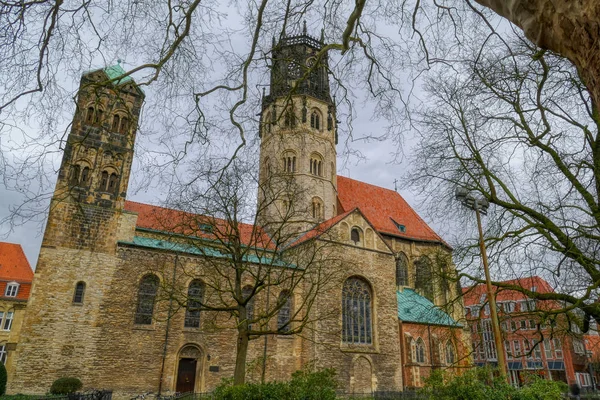 Almanya Muenster Güneyindeki Ortaçağ Kilisesi — Stok fotoğraf