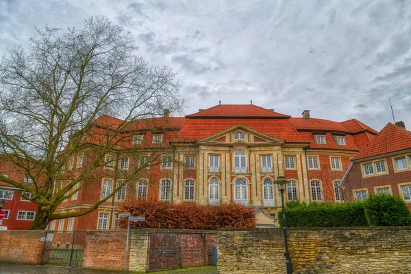 威斯特伐利亚穆恩斯特历史中心的巴洛克豪宅 — 图库照片
