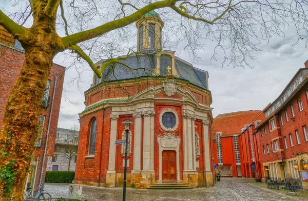 Bangunan Gereja Barok Muenster Westphalia — Stok Foto
