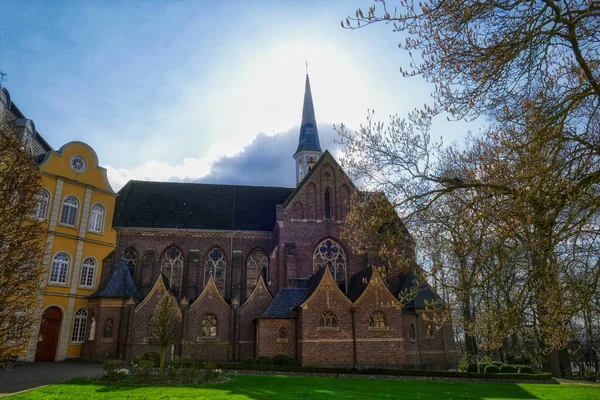 Historisk Klosterkyrka Nära Haldern Tyskland — Stockfoto