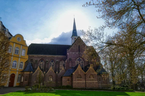 Iglesia Histórica Del Monasterio Cerca Haldern Alemania Fotos de stock libres de derechos