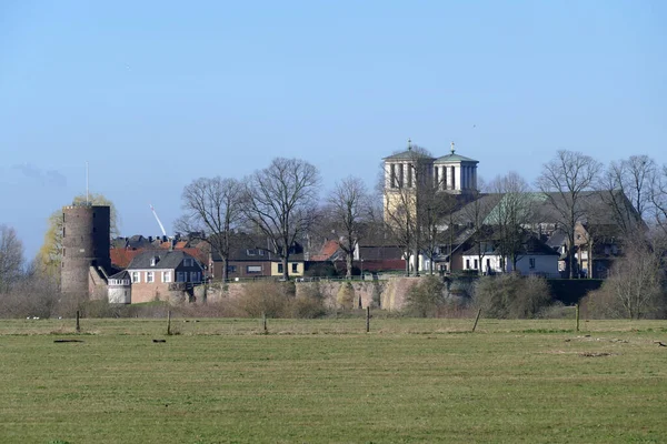 Stadtbild Von Rees Deutschland — Stockfoto