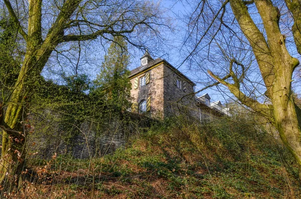 Castillo Medieval Bosque Essen Horst Alemania — Foto de Stock