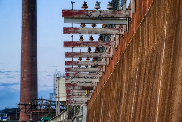 Oude Fabriek Duisburg Homberg Duitsland — Stockfoto