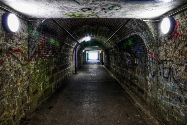 Bochum Dahlhausen的旧人行隧道 — 图库照片