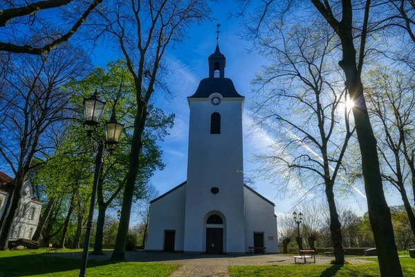 Historyczny Kościół Wiejski Duisburgu Friemersheim — Zdjęcie stockowe