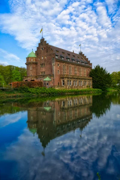Edificio Principal Castillo Amarrado Medieval Gladbeck Alemania —  Fotos de Stock