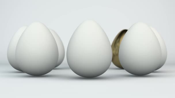 Animation Chicken Eggs Eggs Move Circle One Them Golden Idea — Stock Video © Tschub #359115616 Animation Chicken Eggs Eggs Move Circle One Them Golden Idea — Stock Video © Tschub #359115616