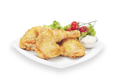 Çeri domatesli çıtır tavuk köftesi.