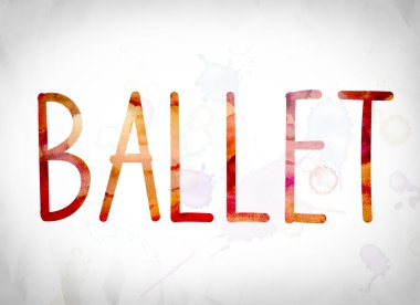 Bale kavramı suluboya Word Art